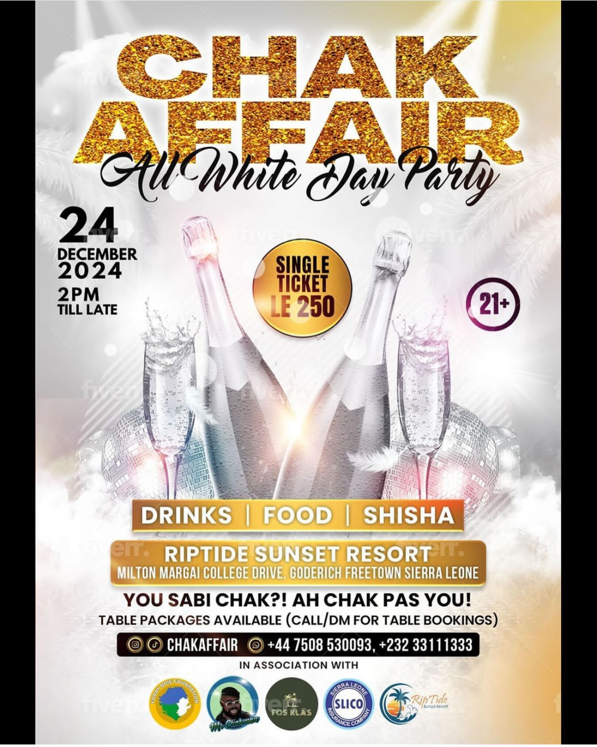 Fambul Rice FAMBUL | Chak Affair All White Day Party